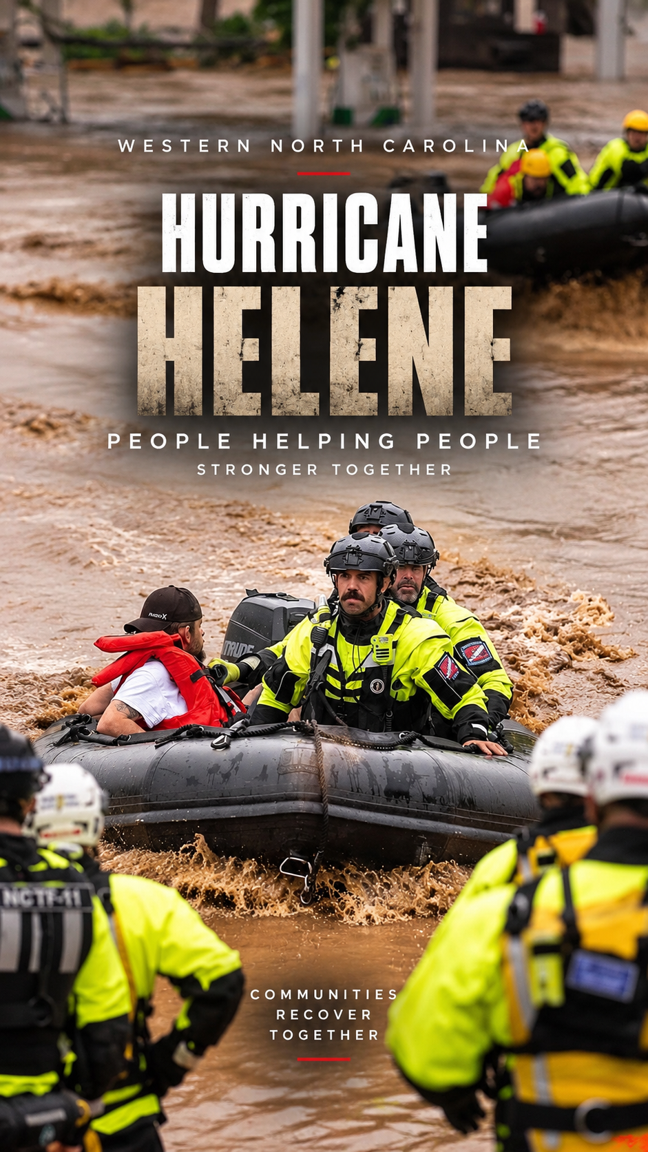 Hurricane Helene — People Helping People. Video cover.
