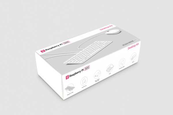 Raspberry Pi 500 Desktop Kit with keyboard computer, mouse, guide, and accessories